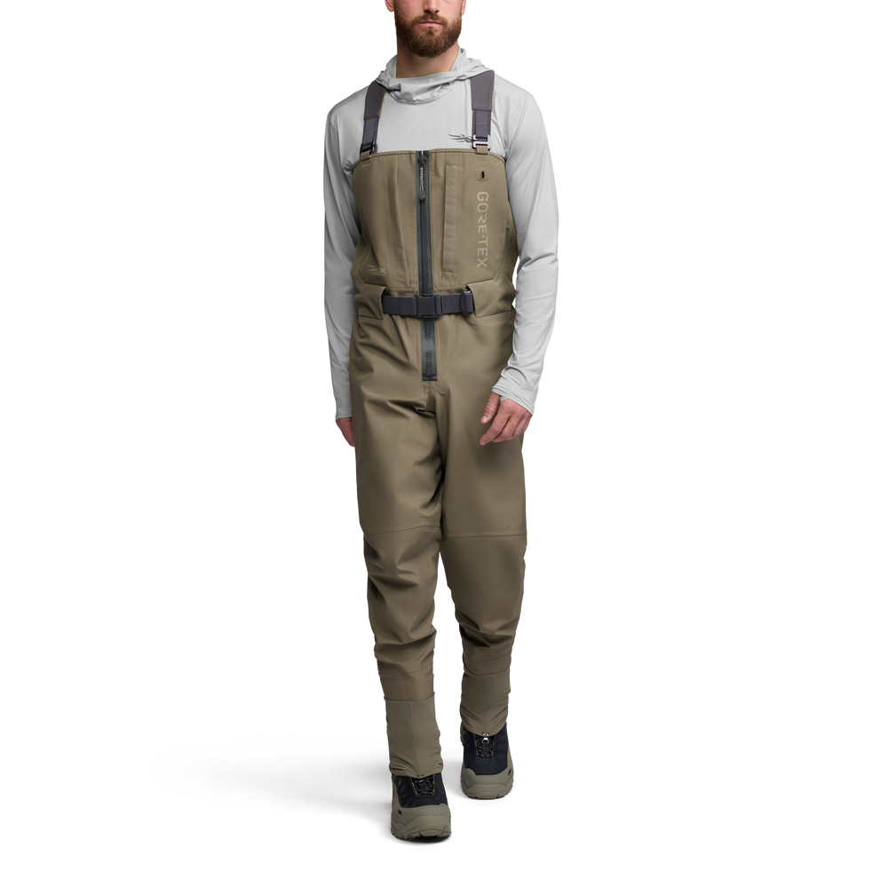 Sitka CrossCurrent Zip GTX Stockingfoot Wader | Tailwaters Fly Fishing