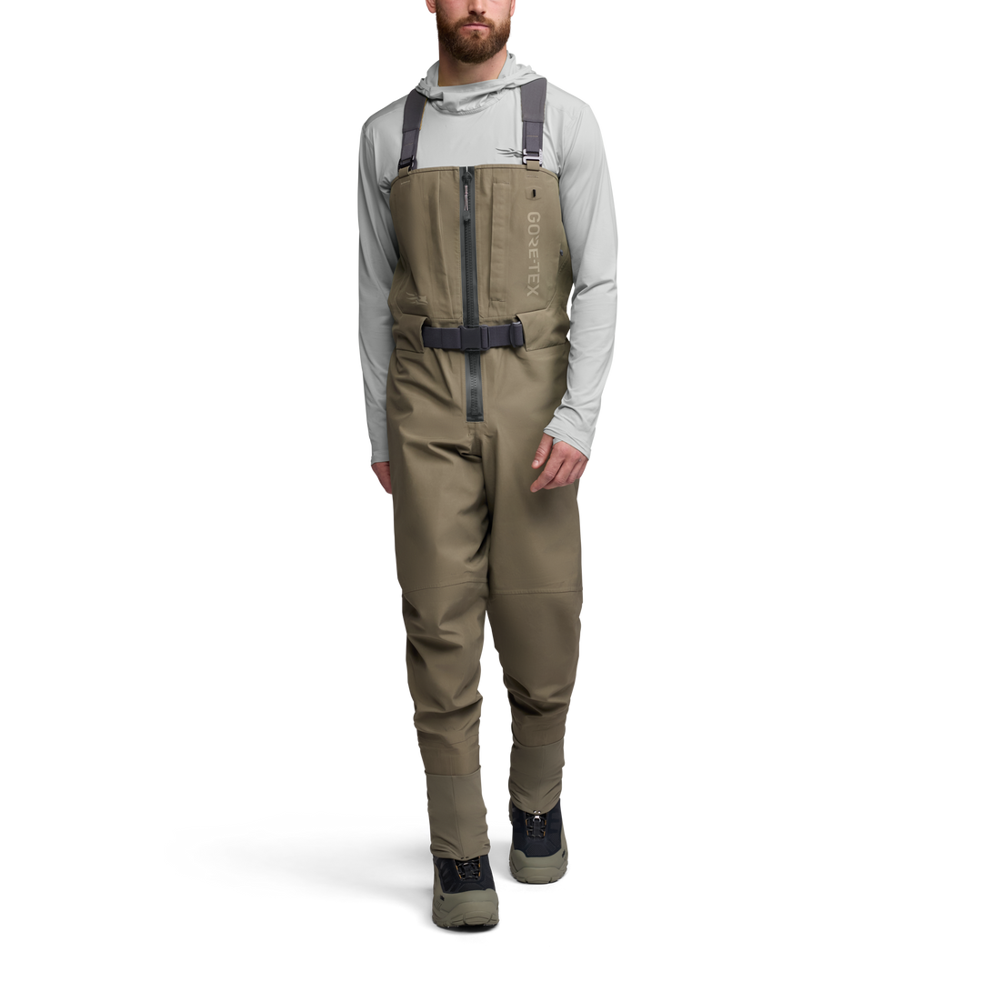 Sitka CrossCurrent Zip GTX Stockingfoot Wader | Tailwaters Fly Fishing