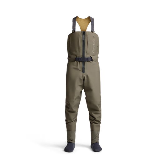Sitka CrossCurrent Zip GTX Stockingfoot Wader | Tailwaters Fly Fishing