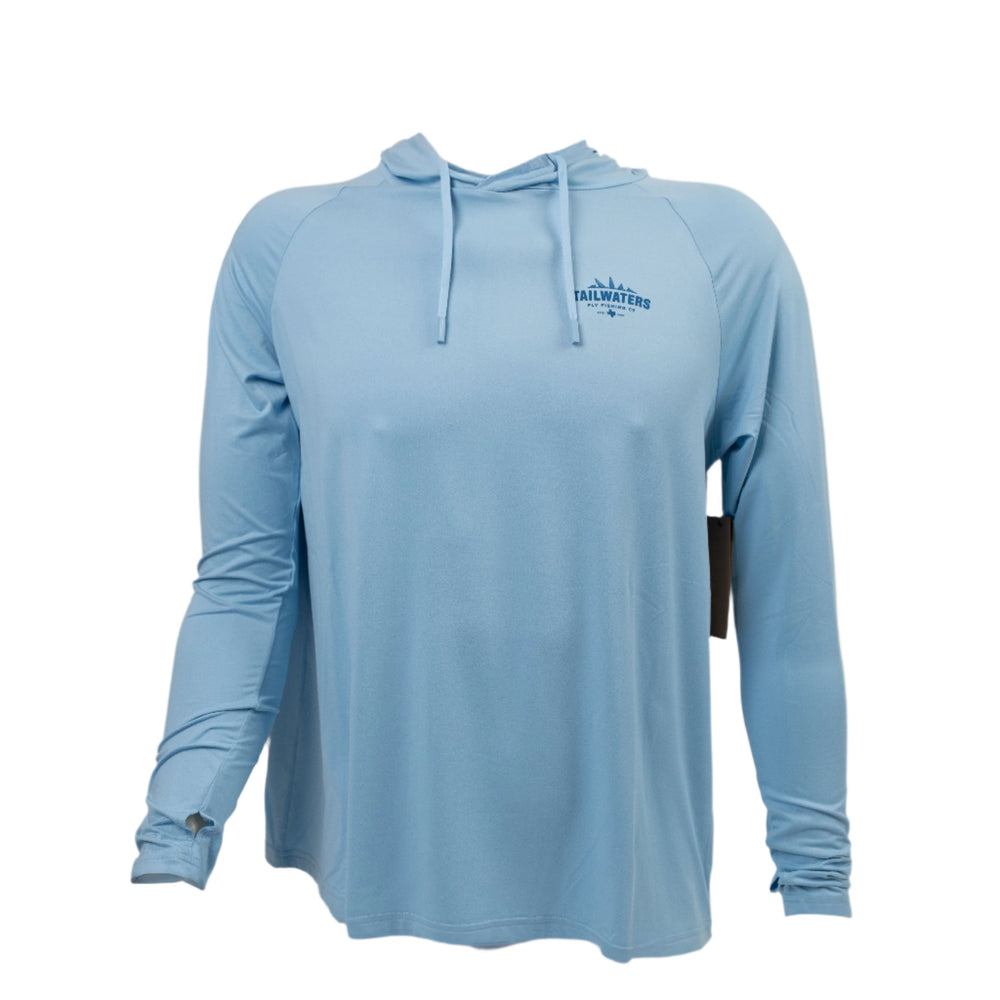 Tailwaters Fly Fishing Logo W's Sync Sunshirt Hoody | Tailwaters Fly Fishing