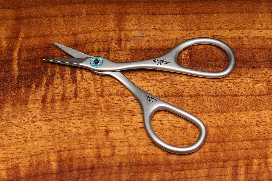 Hareline Kopter PRECISION Straight Blade Microserrated Edge Thin Point Scissors