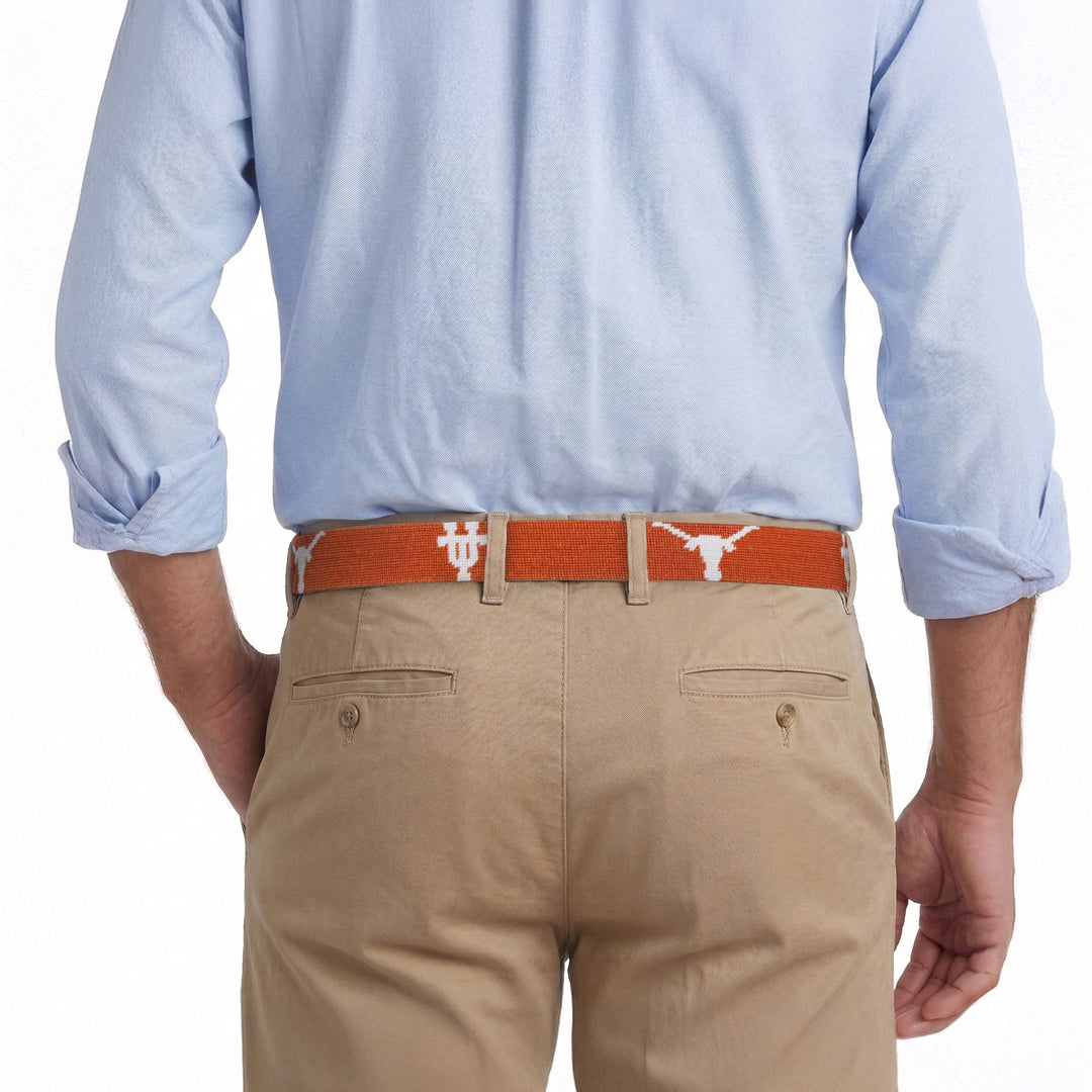 Smathers & Branson University of Texas Belt, back view