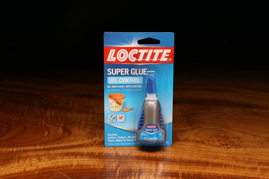 Hareline Loctite Gel Control Grey Blue Bottle | Tailwaters Fly Fishing