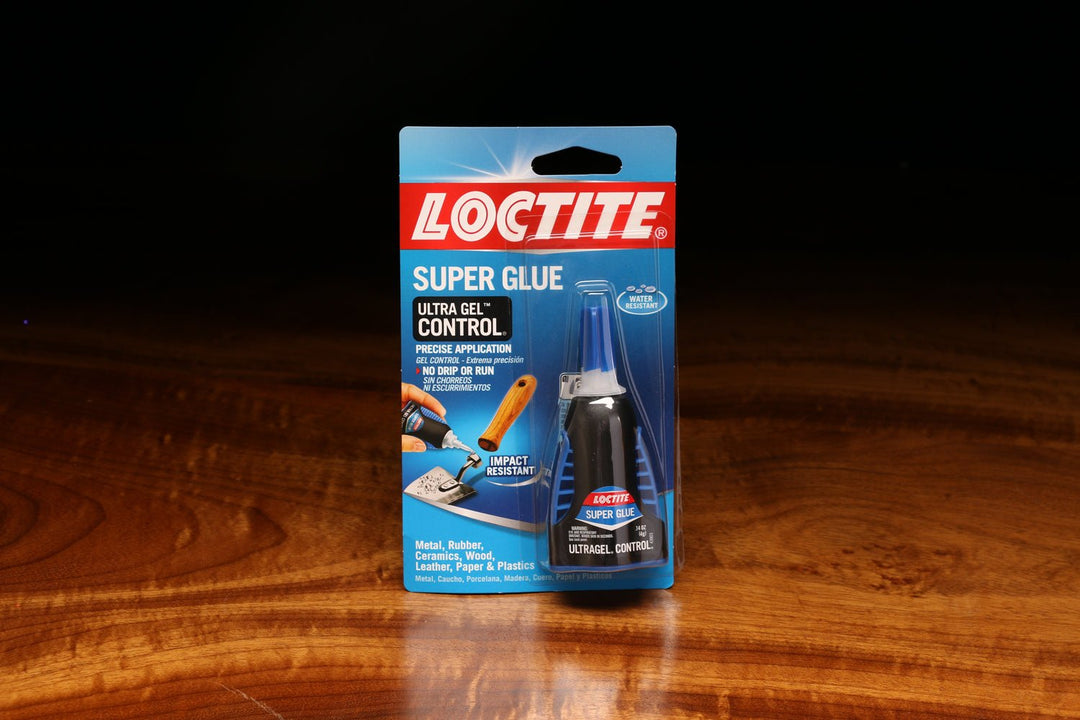 Hareline Loctite Ultra Gel Control Black Blue Bottle | Tailwaters Fly Fishing