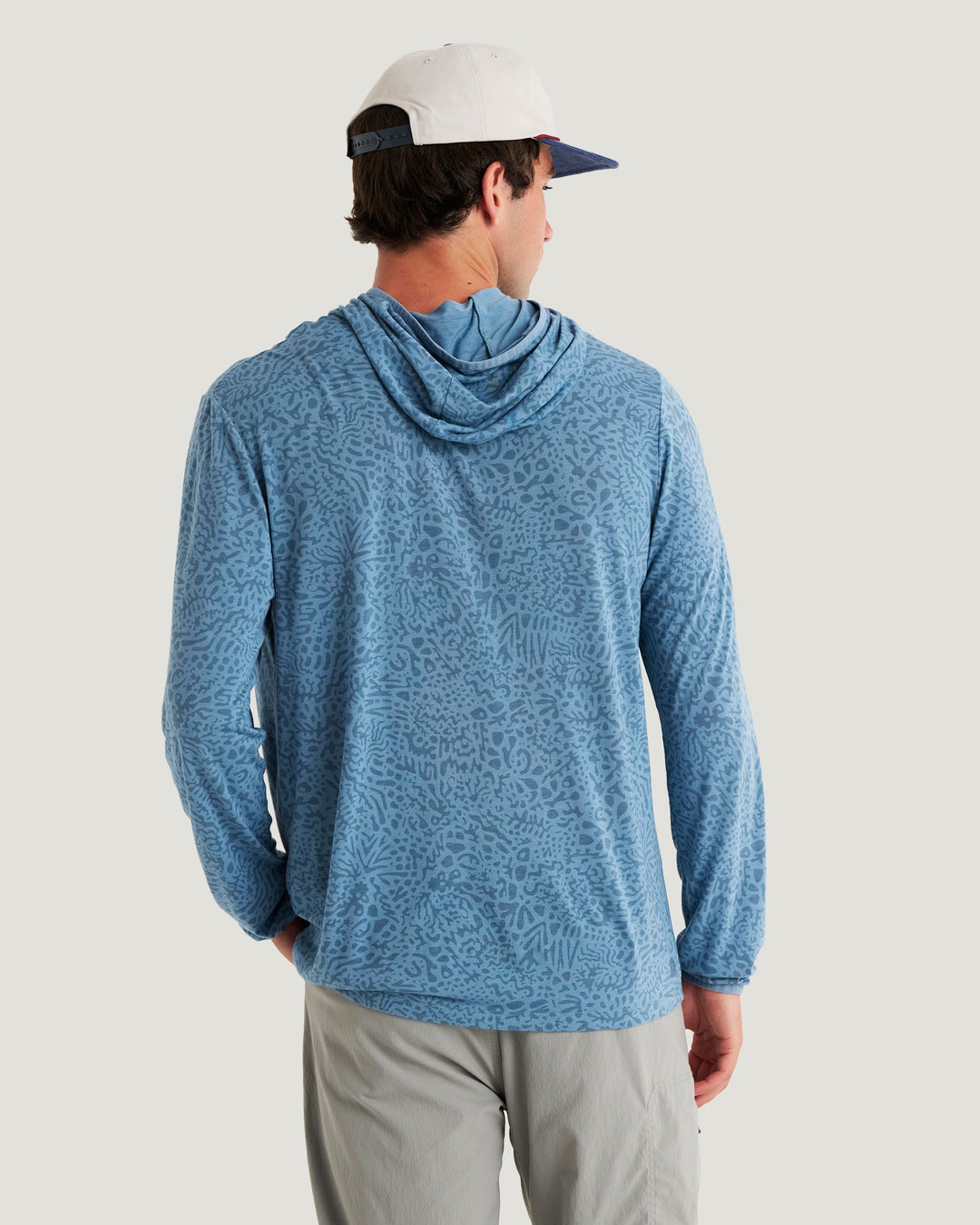 Free Fly Men's Bamboo Lightweight Hoodie, Lwh, view 2