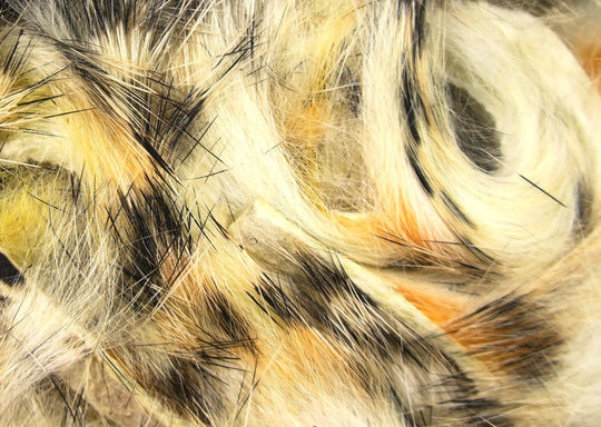 Hareline Micro Black Barred Groovy Bunny Strips