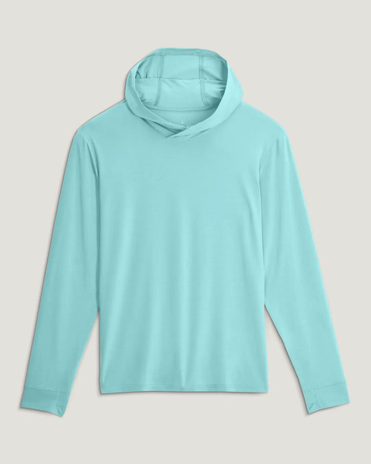 Free Fly Men's Elevate Lightweight Hoodie, Bahama Blue