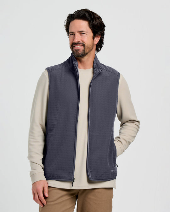 Free Fly Men's Gridback Fleece Vest, Mgbflv