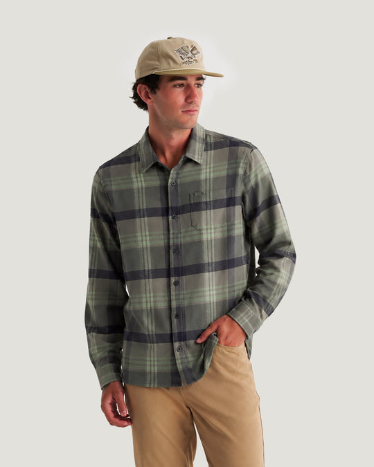 Free Fly Men's Seawool Flannel Shirt, Mseafla
