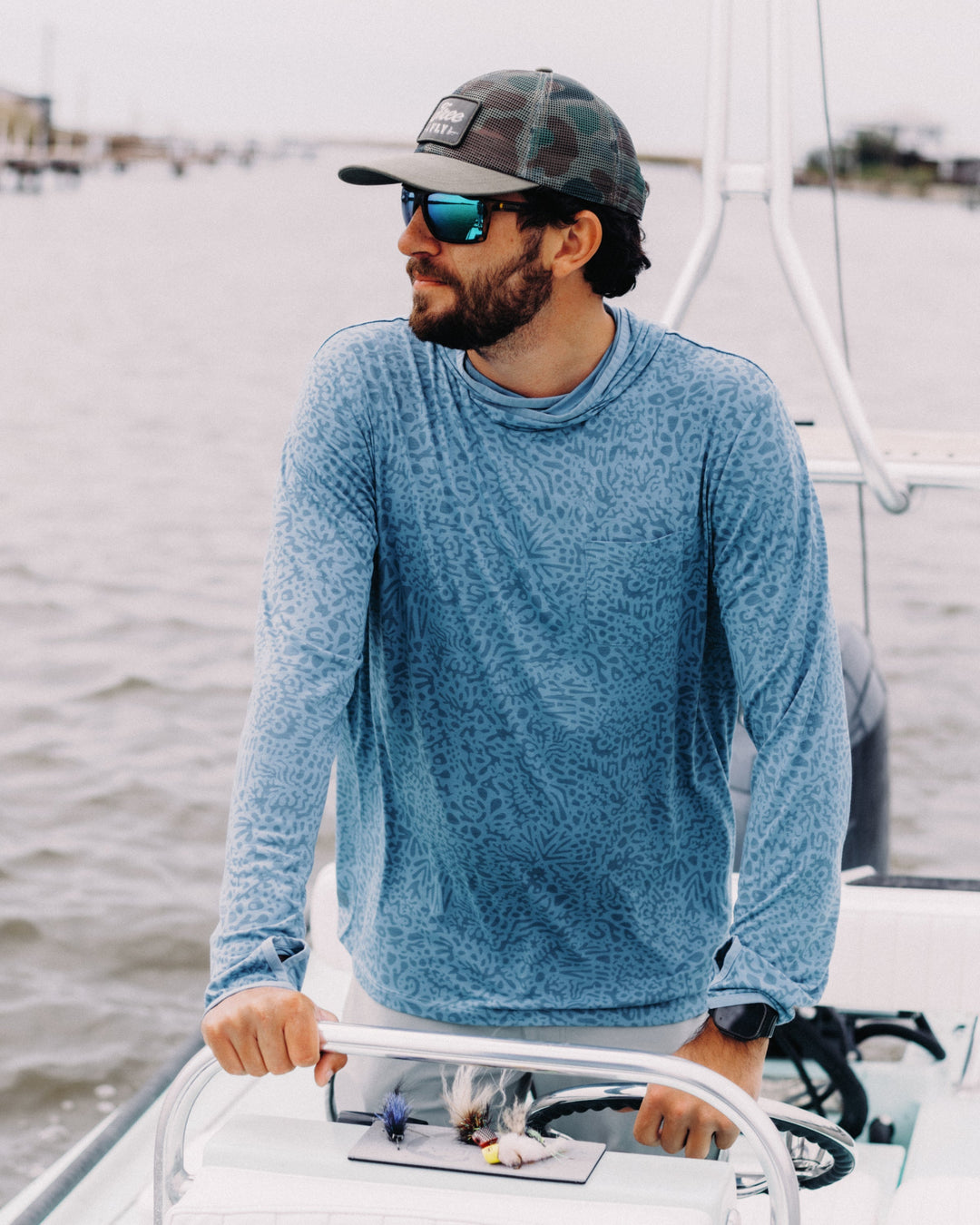 Free Fly Men's Bamboo Lightweight Hoodie, view 2