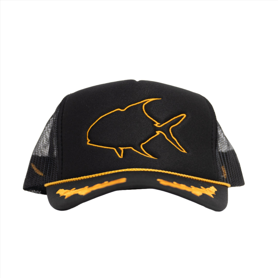 More Left Fly Co Permit Outline Foam Trucker | Tailwaters Fly Fishing