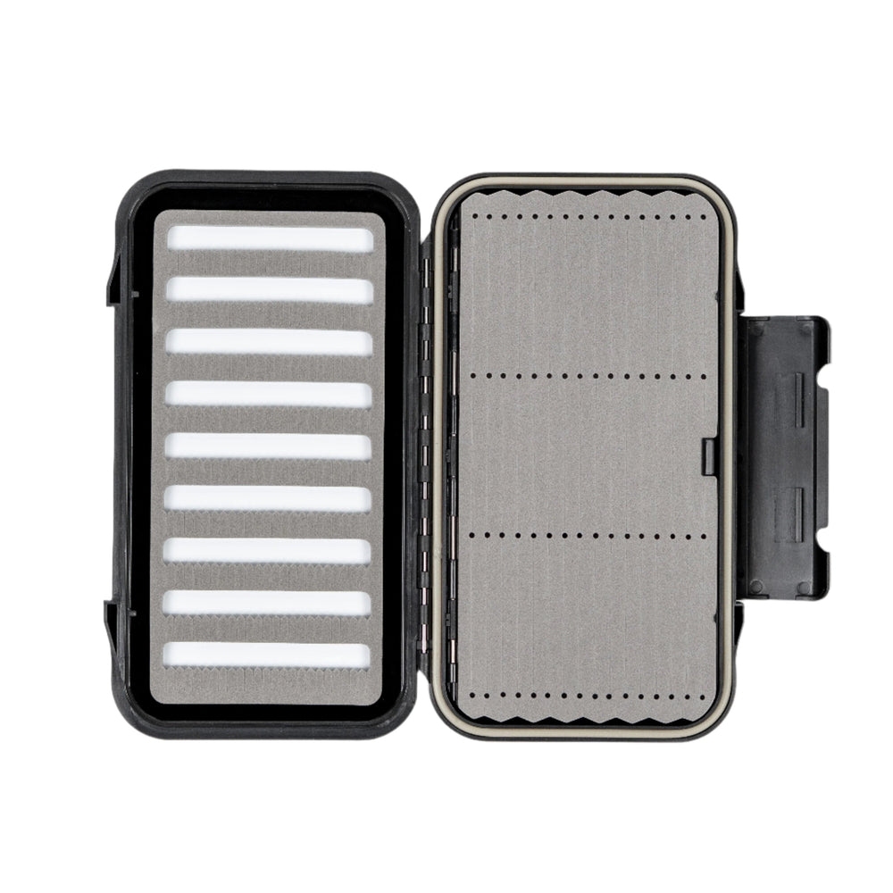 New Phase Med WP Swing Leaf Box Black | Tailwaters Fly Fishing
