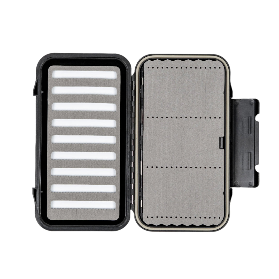 New Phase Med WP Swing Leaf Box Black | Tailwaters Fly Fishing