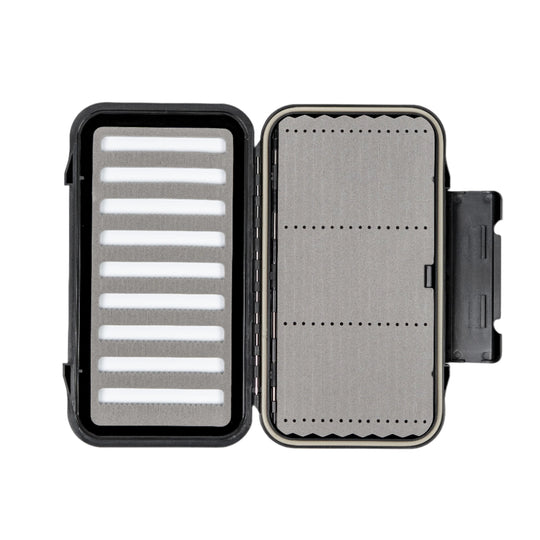 New Phase Med WP Swing Leaf Box Black | Tailwaters Fly Fishing