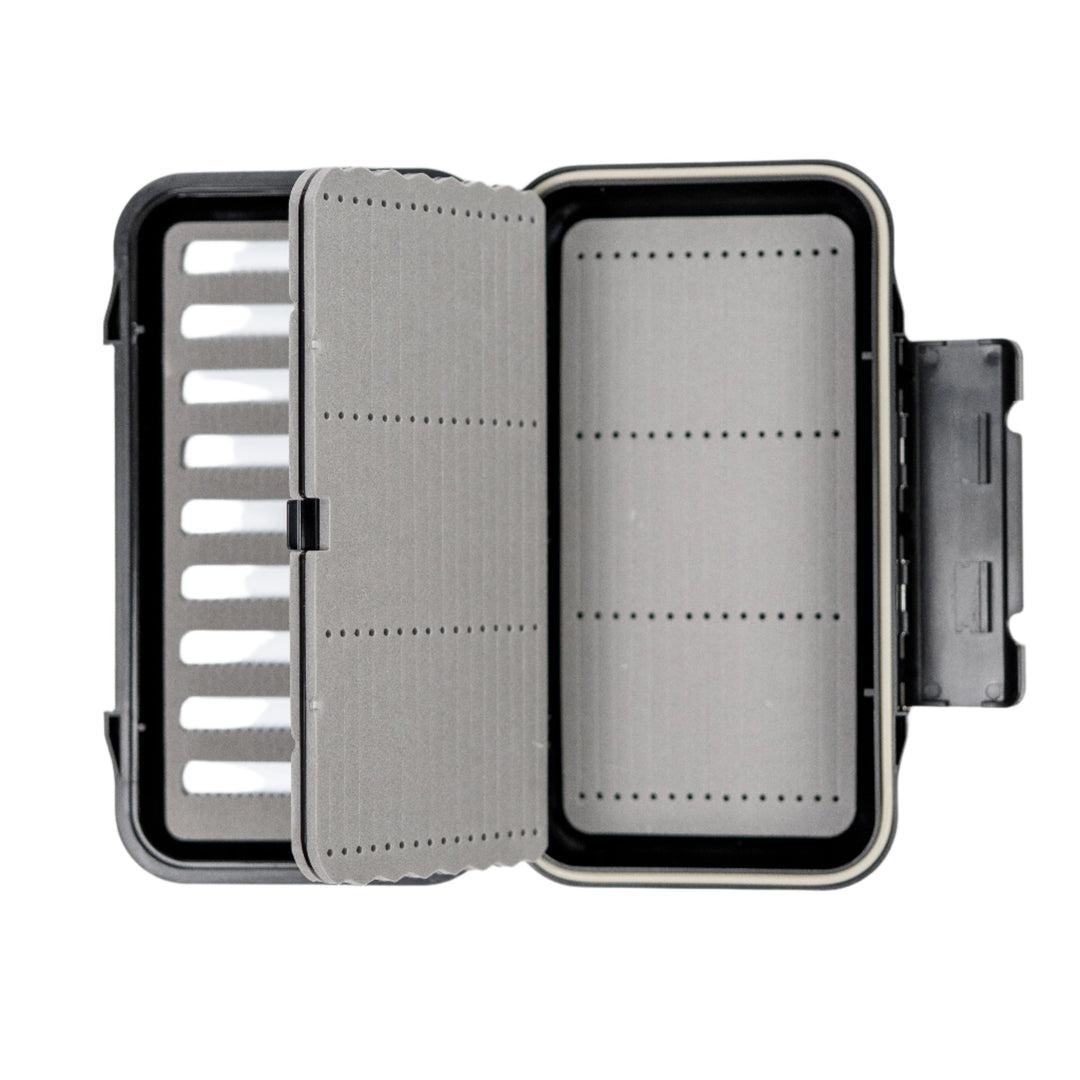 New Phase Med WP Swing Leaf Box Black | Tailwaters Fly Fishing
