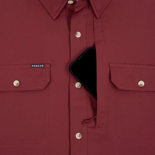 Poncho The Chicken Short Sleeve Shirt, detail