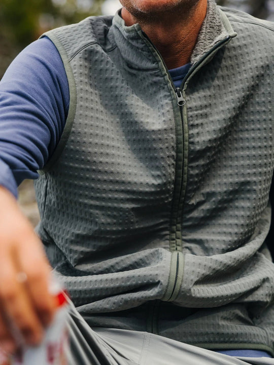 Free Fly Apparel Men's Gridback Fleece Vest | Tailwaters Fly Fishing