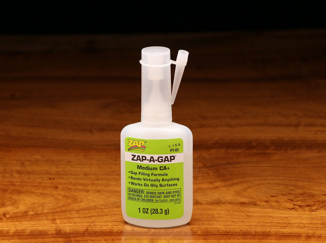 Hareline Zap A Gap Ca Plus 1 Ounce Green Bottle | Tailwaters Fly Fishing