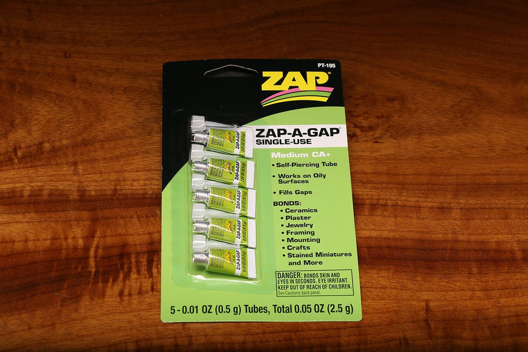 Hareline Zap A Gap Single Use Mini Tubes