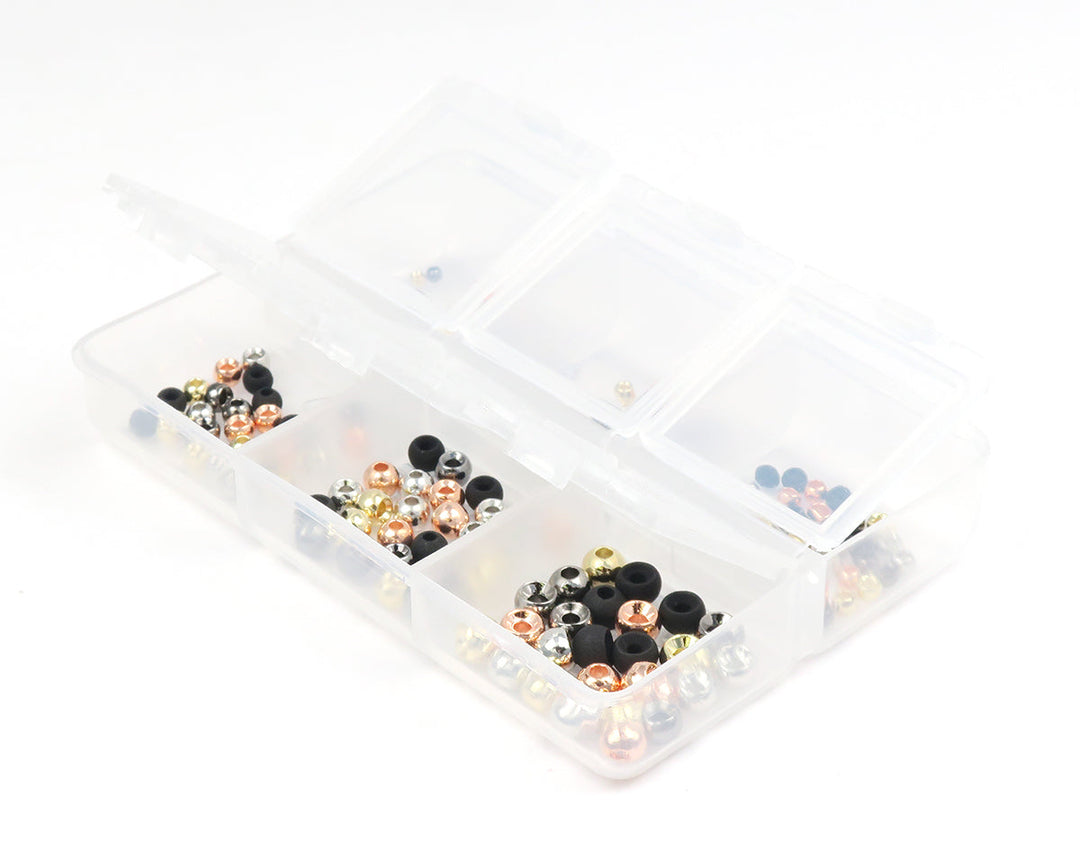 Hareline Plummeting Tungsten Bead 150 Piece Assortment | Tailwaters Fly Fishing