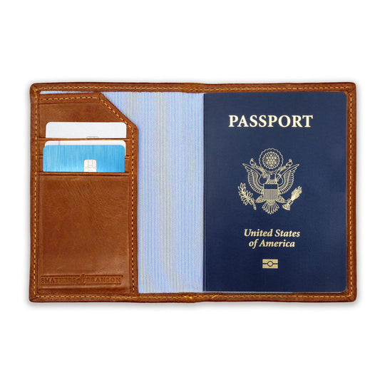 Smathers & Branson Texas Flag Passport Case, Inside