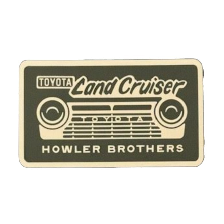 Howler Brothers HB X Land Cruiser Grill View Sticker | Tailwaters Fly Fishing