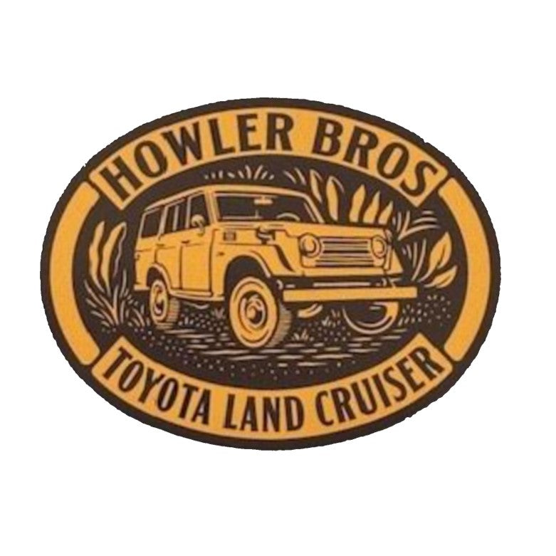 Howler Brothers HB X Land Cruiser Overlander Sticker | Tailwaters Fly Fishing