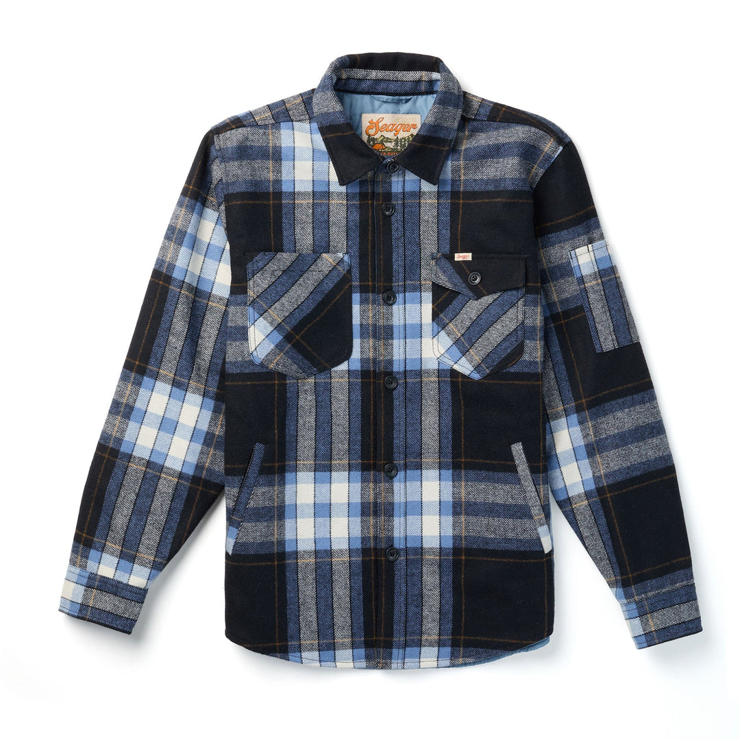Seager Roosevelt Workshirt Indigo Plaid | Tailwaters Fly Fishing