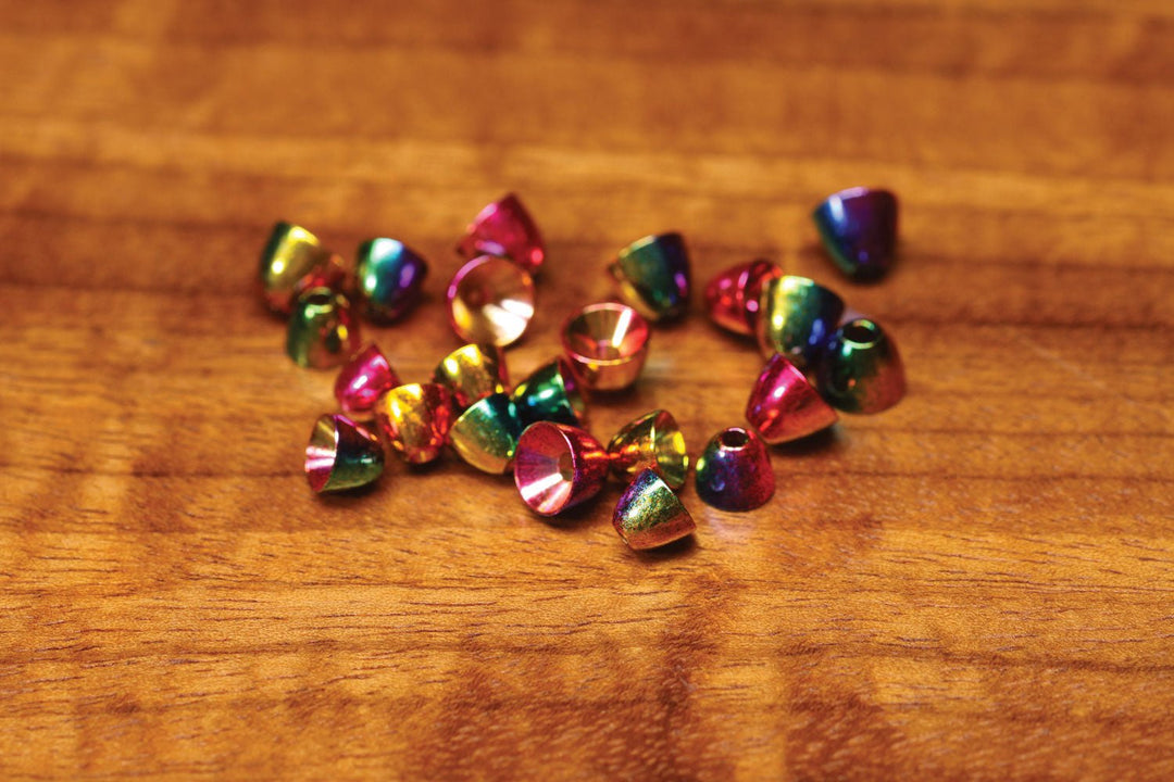 Hareline Rainbow Brass Cones | Tailwaters Fly Fishing