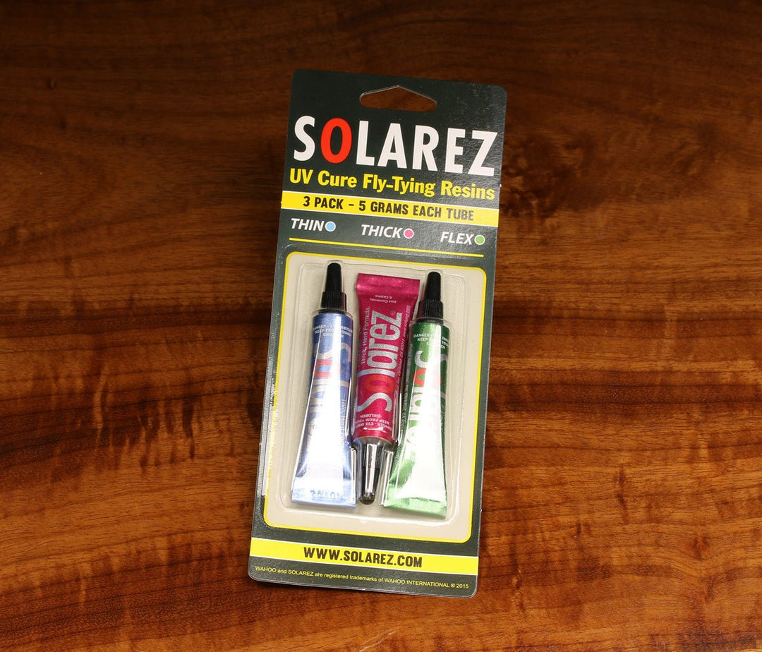 Hareline Solarez Fly Tie 3 Pack 15 Total Grams