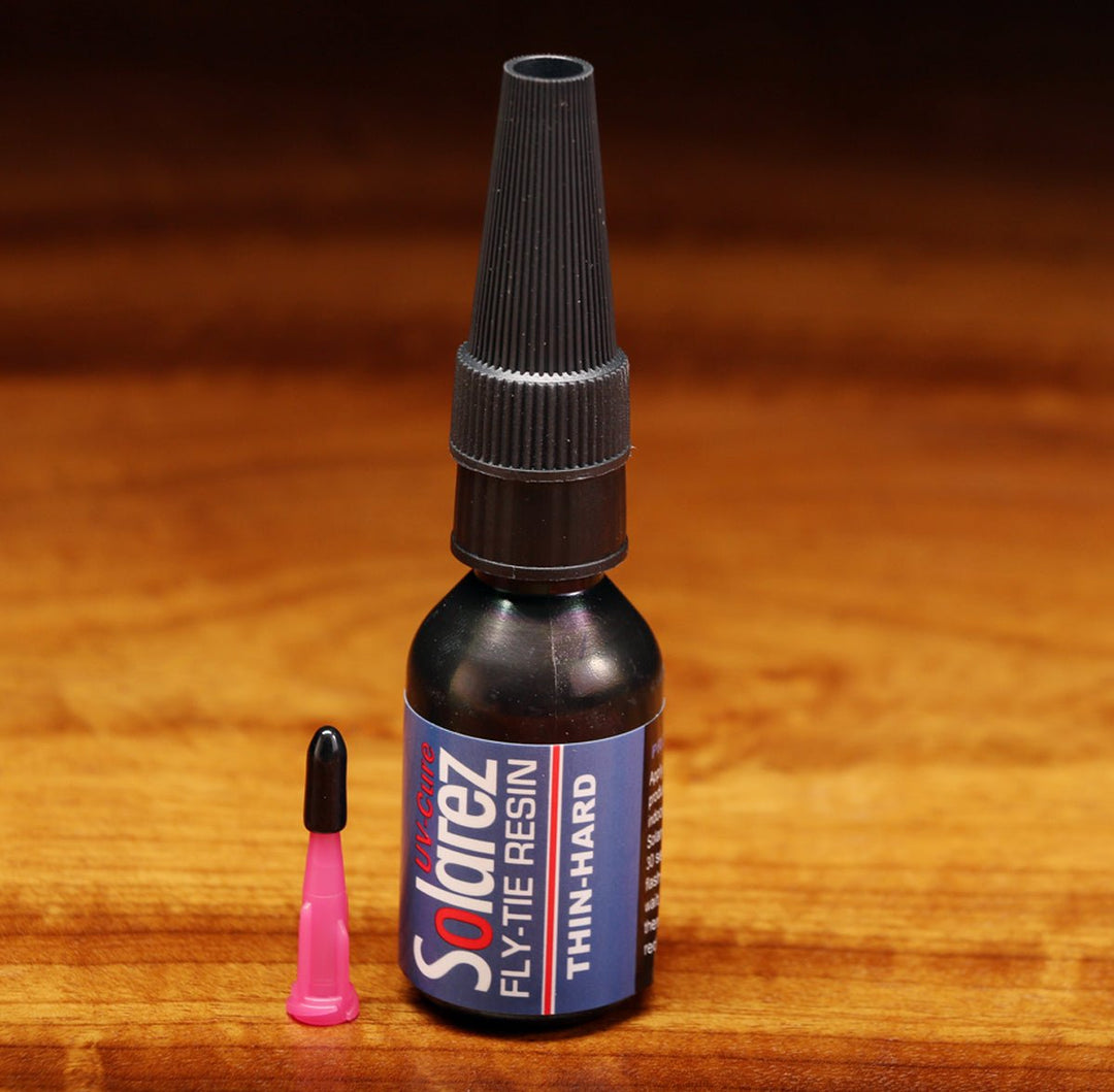Hareline Solarez Fly Tie Thin Hard Formula | Tailwaters Fly Fishing