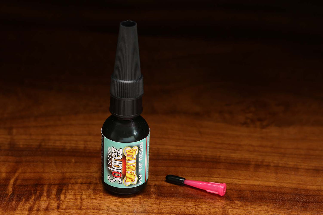 Hareline Solarez Bone Dry PLUS 0.5 Fl. oz. Squeeze Bottle with Tip