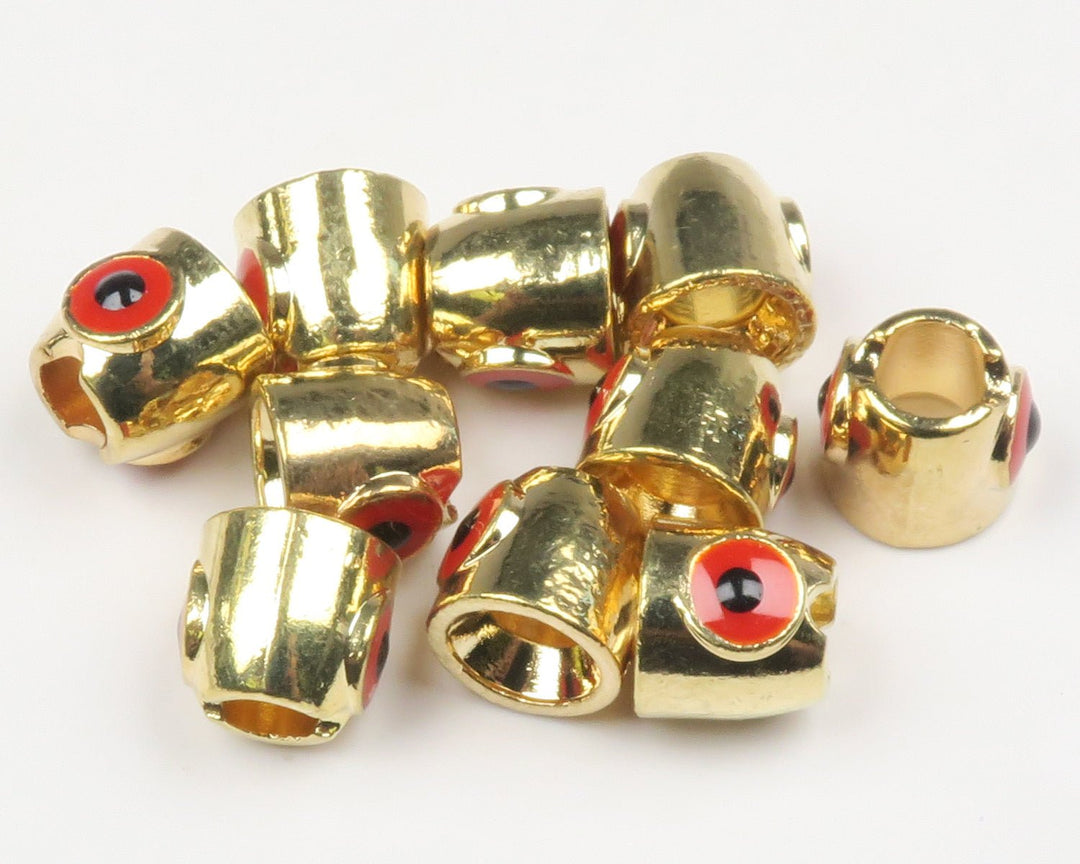Hareline Bob Pop's Tungsten Red Eyed Jiggy Heads
