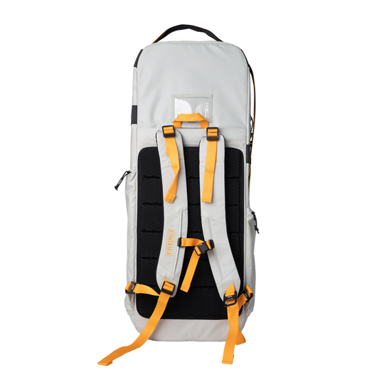 Riversmith Convoy Travel Pack, Gray Cadmium, back view