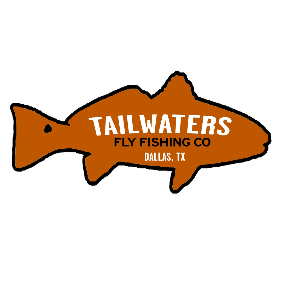 Tailwaters Fly Fishing Redfish Sticker | Tailwaters Fly Fishing