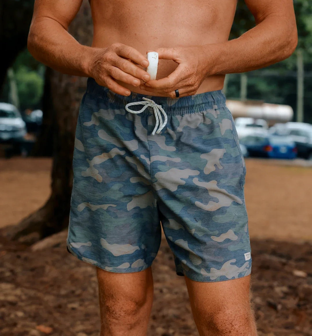 Free Fly Men's Reverb Short, worn, view 2
