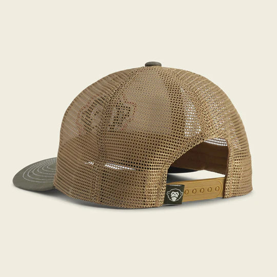 Howler Brothers Standard Hats: El Mono : Rifle Green/Stone/ Old Gold
