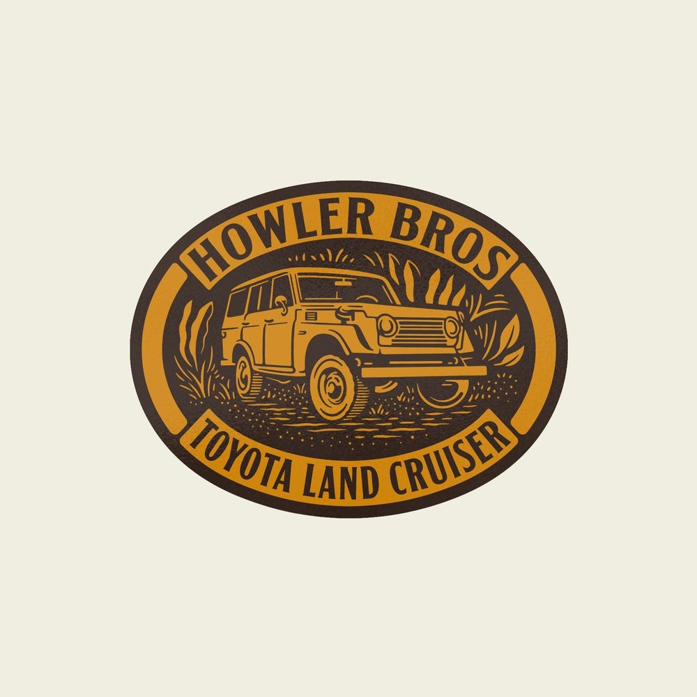 Howler Brothers HB X Land Cruiser Grill View Sticker, Toyota Land Crusier, front view