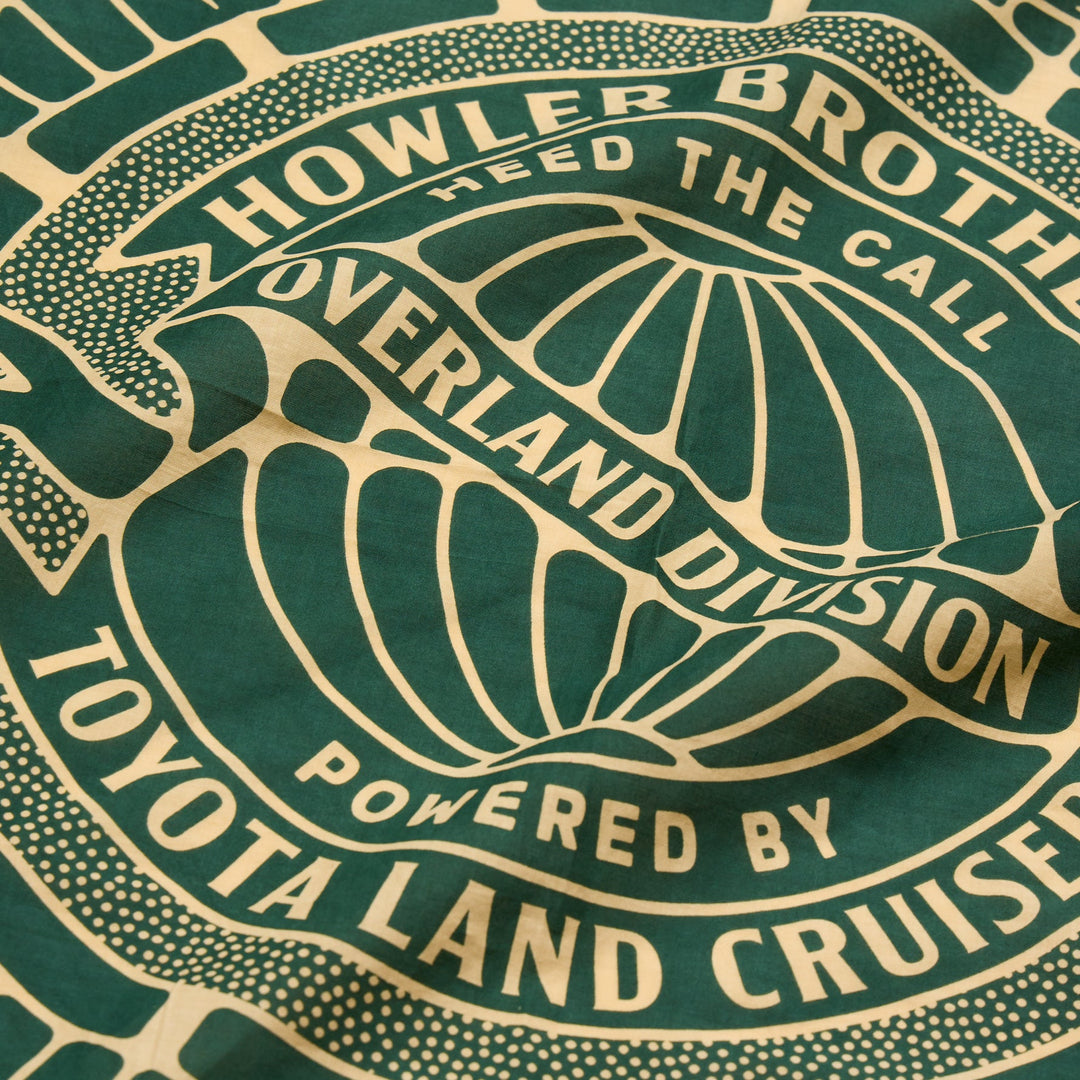 Howler Brothers HB X Land Cruiser Bandana: Deep Forest | Tailwaters Fly Fishing