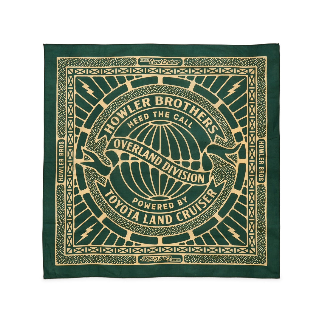 Howler Brothers HB X Land Cruiser Bandana: Deep Forest | Tailwaters Fly Fishing
