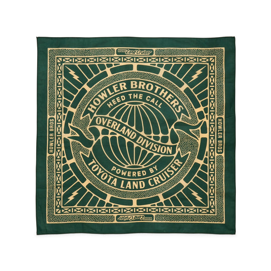 Howler Brothers HB X Land Cruiser Bandana: Deep Forest | Tailwaters Fly Fishing