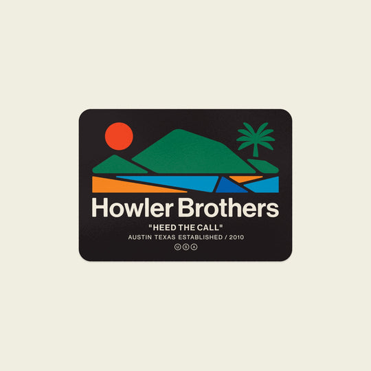 Howler Brothers Bahía de Howler Sticker, Bahia De Howler, front view, view 2