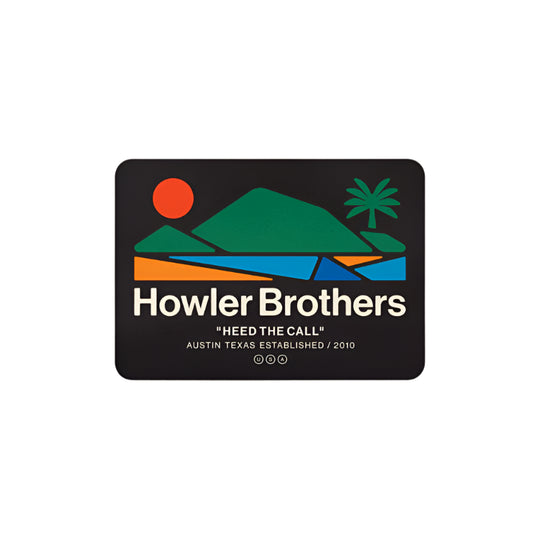 Howler Brothers Bahía de Howler Sticker, Bahia De Howler, front view