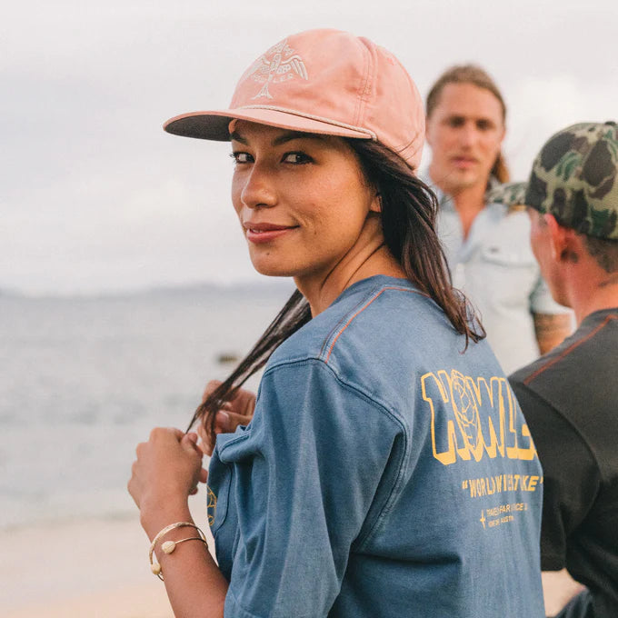 Howler Brothers Unstructured Snapback Hats  - Fresh Catch : Dusty Pink | Tailwaters Fly Fishing