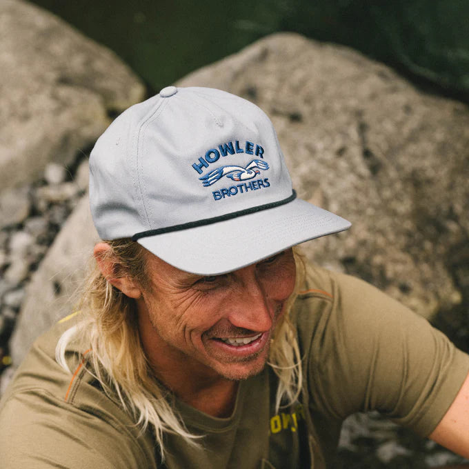 Howler Brothers Unstructured Snapback Hats  - Lone Gull: Stone Blue | Tailwaters Fly Fishing
