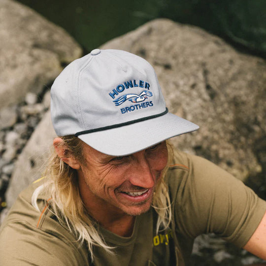 Howler Brothers Unstructured Snapback Hats  - Lone Gull: Stone Blue | Tailwaters Fly Fishing