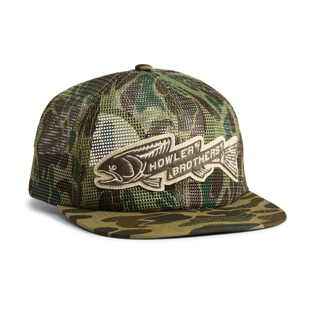 Howler Brothers Unstructured Snapback Hats  - Trout Bolt : Camo | Tailwaters Fly Fishing