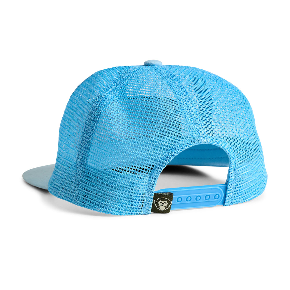 Howler Brothers Unstructured Snapback Hats  - Worldwide Stoke : Light Blue | Tailwaters Fly Fishing