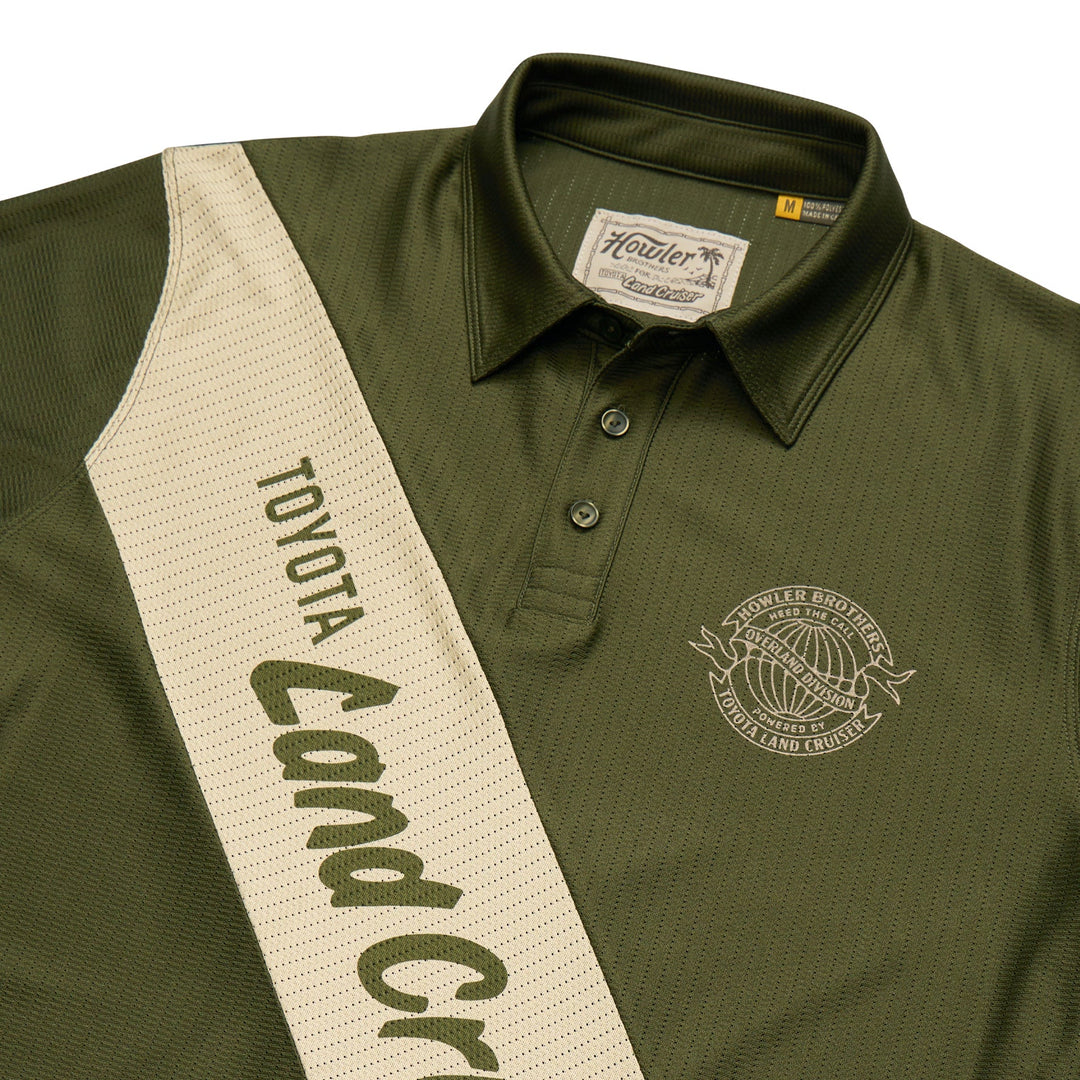 Howler Brothers HB X Land Cruiser Tech Polo: Deep Forest | Tailwaters Fly Fishing