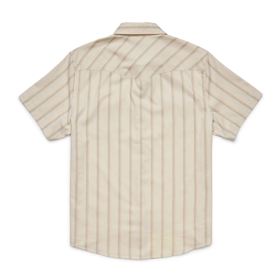 Howler Brothers  HB X Land Cruiser H Bar B Snapshirt: Tracks Off White | Tailwaters Fly Fishing